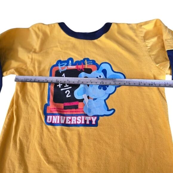 Vintage Nickelodeon Blues Clues Blue University School Long Sleeve Shirt SZ 5T - Picture 3 of 6